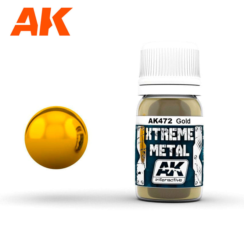 AK Interactive 472: Xtreme Metal Gold 30ml