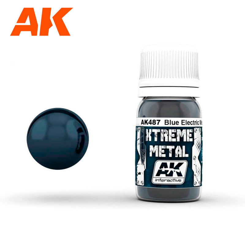 AK Interactive 487: Xtreme Metal Metalic Bluel 30ml