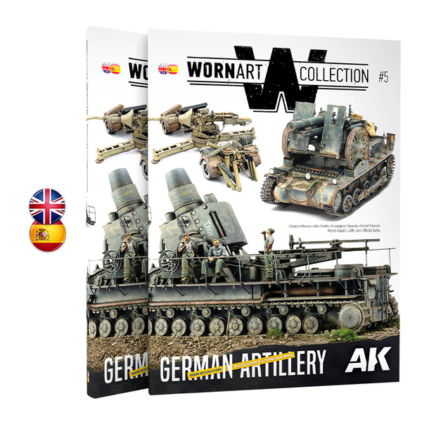 AK Interactive 4907 Worn Art Collection #5 German Artillery