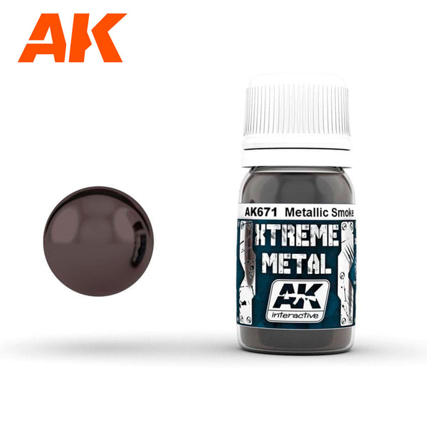 AK Interactive 671: Xtreme Metal Smoke Metallic 30ml