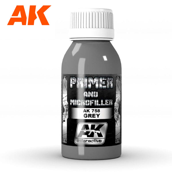 AK Interactive 758 Grey Primer & Microfiller