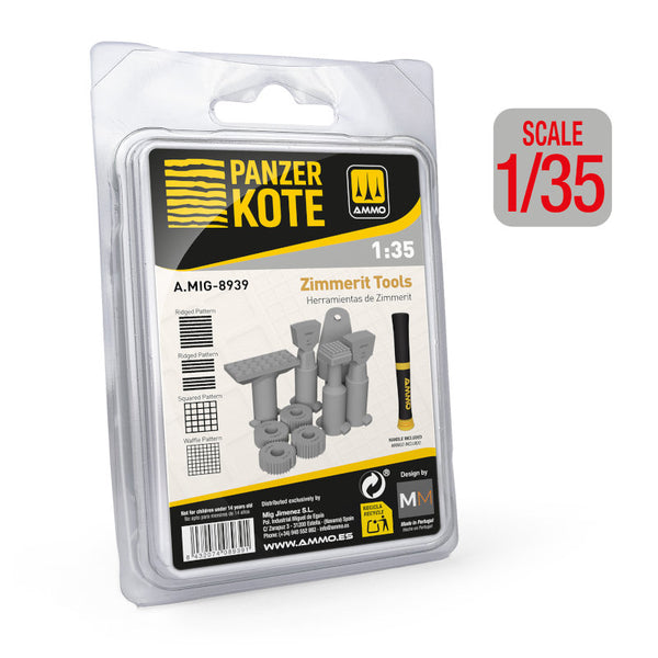AMMO by Mig 8939 PanzerKote Zimmerit Tools 1/35
