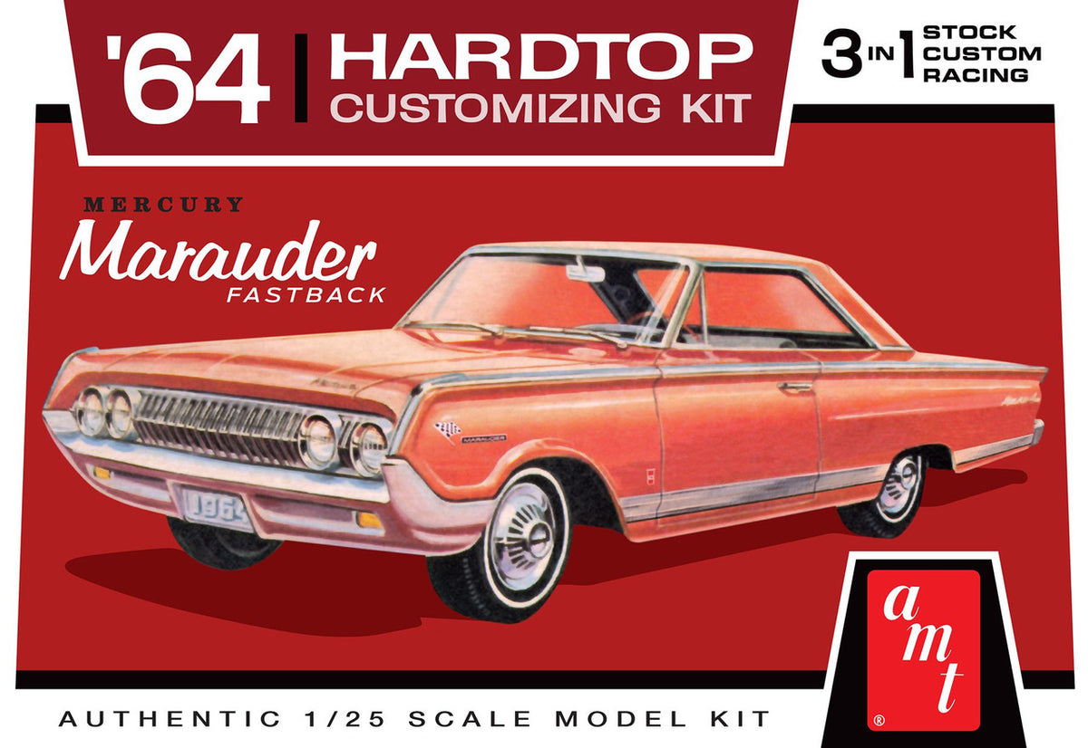 AMT 1294 1/25 1964 Mercury Marauder Fastback Hardtop Customizing Car (