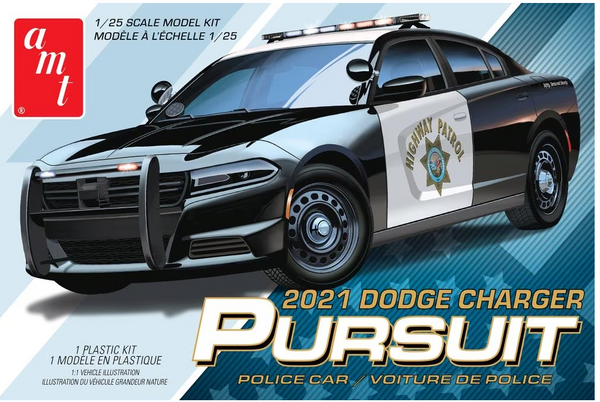 AMT 1324 1/25 2021 Dodge Charger Pursuit Police Car