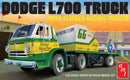 AMT 1368 1/25 1966 Dodge L700 Truck w/Flatbed Racing Trailer