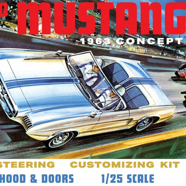 AMT 1369 1/25 1963 Ford Mustang II Concept Car