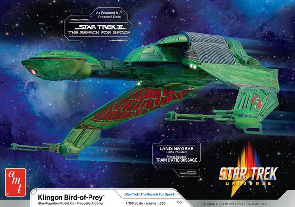 AMT 1400M/12 1/350 Klingon Bird-of-Prey