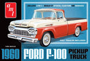 AMT1407 1/25 1960 FORD F-100 PICKUP W/TRAILER