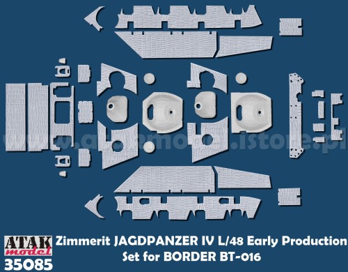 ATAK 35085 1/35 Zimmerit for Jagdpanzer IV L/48 (Border Model)