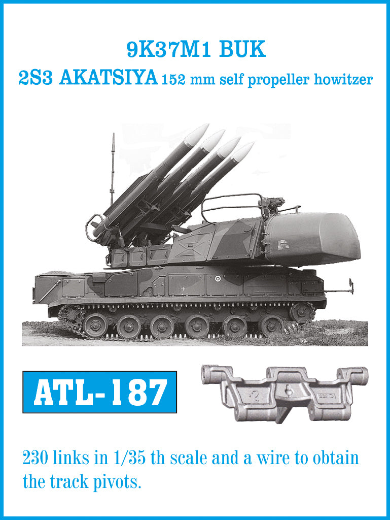 Friulmodel ATL-187 9K37M1 BUK 2S3 AKATSIYA 152 mm self propeller howitzer