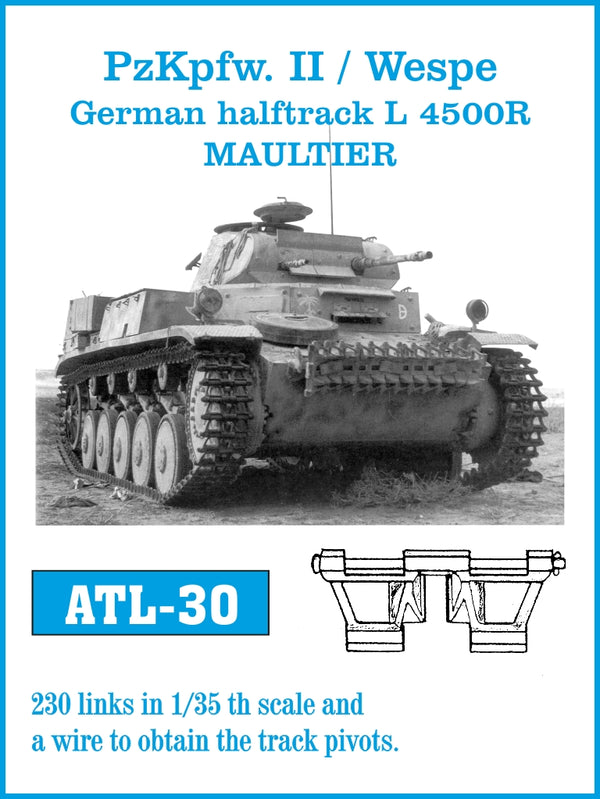 Friulmodel ATL-030 1/35 PzKpfw. II / German halftrack L 4500R  MAULTIER