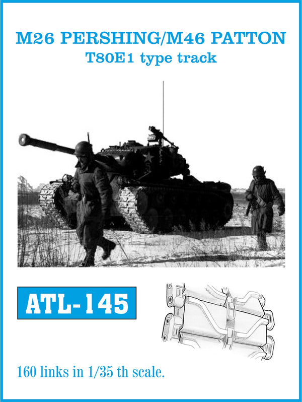 Friulmodel ATL-145 1/35 M26 PERSHING / M46 PATTON T80E1 type track