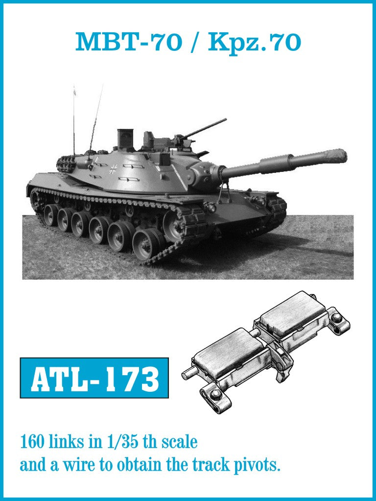 Friulmodel ATL-173 1/35 MBT-70 / Kpz.70