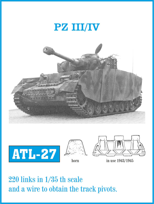 Friulmodel ATL-27 1/35 Panzer III / IV 1943-45