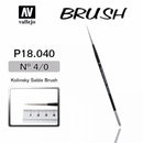 Vallejo P18-040 Kolinsky Sable Paint Brush No.4/0