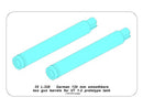 ABER 35L328 German 120 mm smoothbore two-gun barrels for VT 1-2 prototype tank