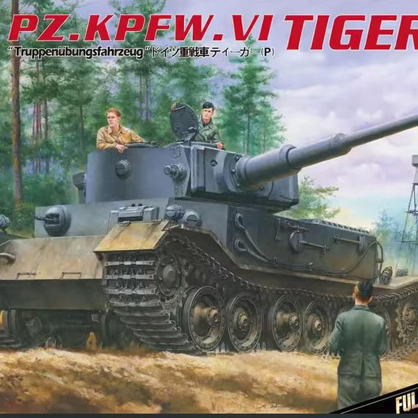 Amusing Hobby 35A061 1/35 PzKpfwg.VI Tiger(P) Truppen√ºbfhz with FULL