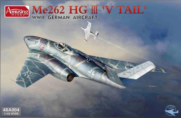 Amusing Hobby 48A004 1/48 Messerschmit Me262 HGIII "V-Tail"