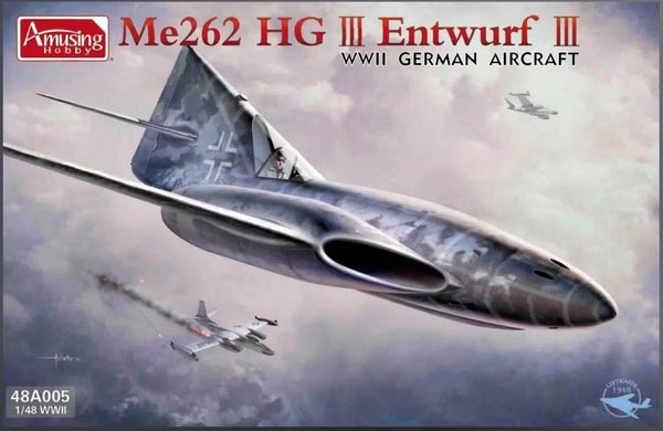 Amusing Hobby 48A005 1/48 Messerschmit Me262 HGIII Entwurf III