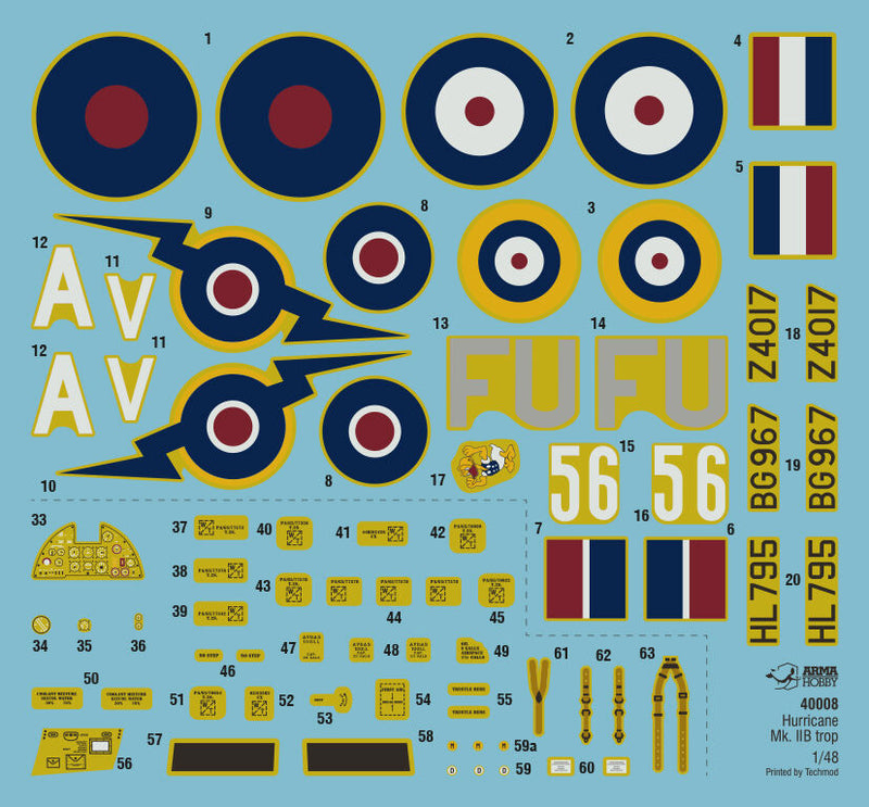 Arma Hobby 40008 1/48 Hurricane Mk.IIb Trop