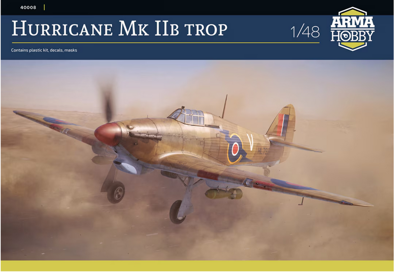 Arma Hobby 40008 1/48 Hurricane Mk.IIb Trop