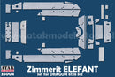 ATAK 35004 1/35 Zimmerit for Elefant (Dragon)