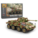 Build Army BA0234C WW2 German Puma Armoured Wheeled Vehicle Sd.Kfz. 234/2 (Camouflage)
