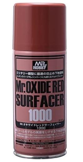 Mr. Hobby B525 Mr. Oxide Red Surfacer 1000 4.7oz.