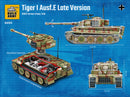 Build Army BA0181C WW2 German Tiger 1 Ausf.E Tank Late Version (Camouflage)
