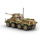 Build Army BA0234C WW2 German Puma Armoured Wheeled Vehicle Sd.Kfz. 234/2 (Camouflage)