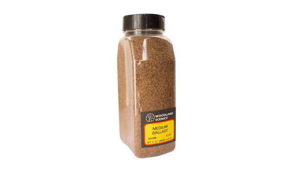 Woodland Scenics B1386 Coarse Ballast Shaker- Brown