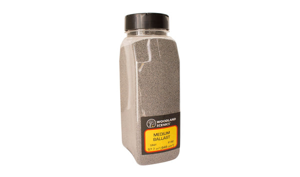 Woodland Scenics B1382 Medium Ballast Shaker- Gray