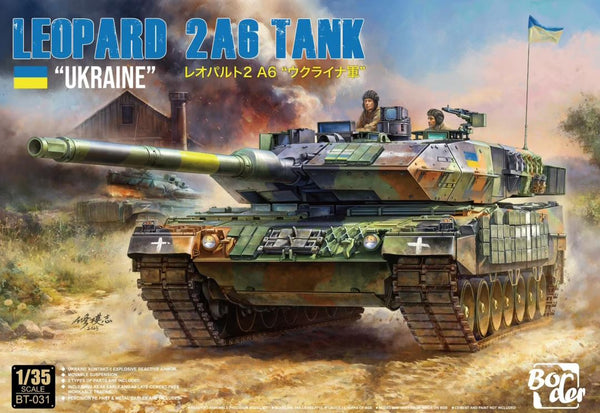 Border Model  BT031  1/35 Leopard 2A6 Tank - Ukraine