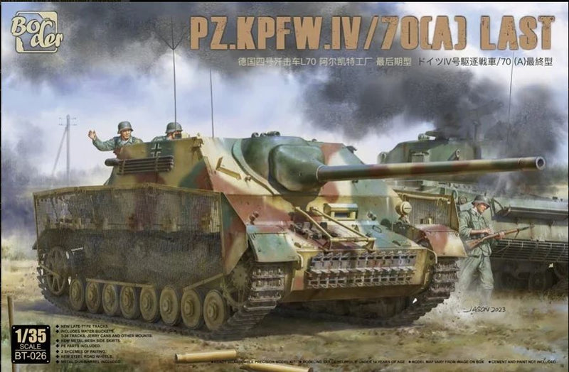 Border Models BT-26 1/35   Jagdpanzer IV L/70, Panzer IV/70(A) final