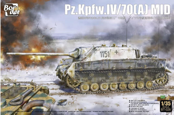 Border Models BT-28 1/35  Jagdpanzer IV L/70, Panzer IV/70(A) mid