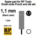 RP Toolz RP-PD-SP11  Punch and die set  circle - Replacement part 1.1mm