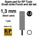 RP Toolz RP-PD-SP13  Punch and die set  circle - Replacement part 1.3mm