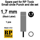RP Toolz RP-PD-SP17 Punch and die set  circle - Replacement part 1.7mm