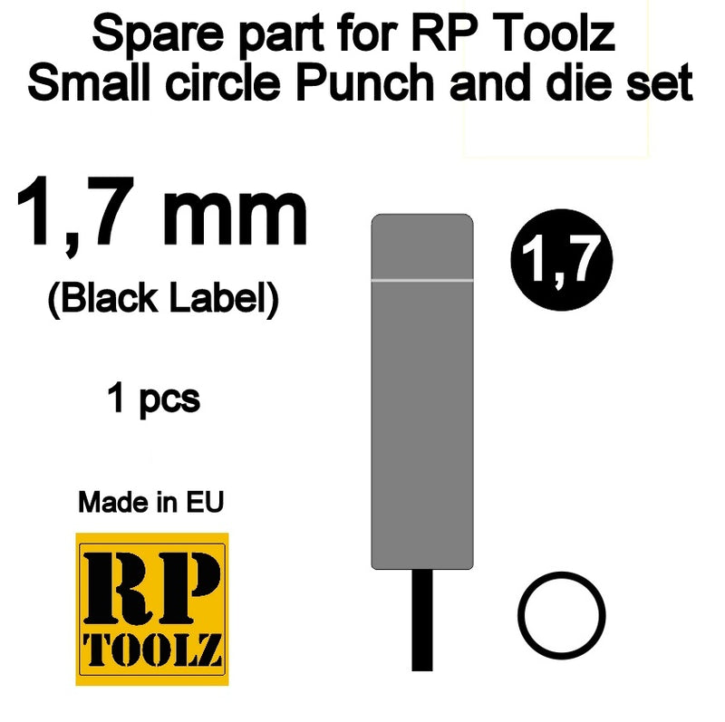 RP Toolz RP-PD-SP17 Punch and die set  circle - Replacement part 1.7mm