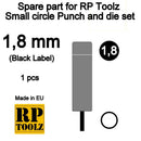 RP Toolz RP-PD-SP18 Punch and die set  circle - Replacement part 1.8mm