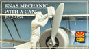 Copper State Models F32054 1/32 RNAS mechanic with a can - 1pc.