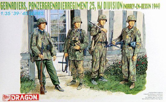 Dragon 6110 1/35 Panzergrenadierregiment 25, HJ Division (Norrey-en-Besin 1944)