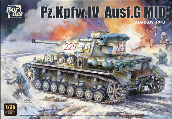 Border Model  BT-033 1/35  PANZER IV  AUSF G  Pz.Kpfw.IV  Battle of Kharkov 1943