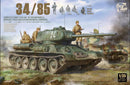Border Model BT-027 1/35 T- 34/85 w/ 5 Resin Figures