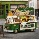 Robotime TGS07 Leo's Coffee Truck DIY Wooden 3D Puzzle
