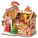 Robotime DG176 Gingerbread House DIY Wooden 3D Puzzle