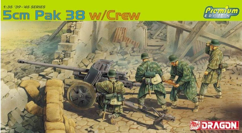 Dragon 6444 1/35 5cm PaK 38 w/ crew