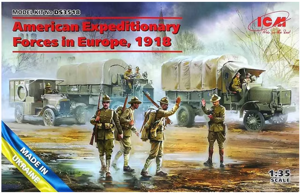 ICM DS3518 1/35 American Expeditionary Forces in Europe, 1918