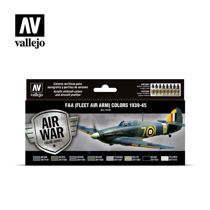 Vallejo 71.147 Air War Color: FAA (Fleet Air Arm) colors 1939-1945