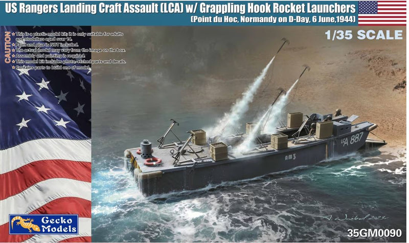 Gecko Models 35GM0090 1/35 US Rangers Landing Craft Assault (LCA)